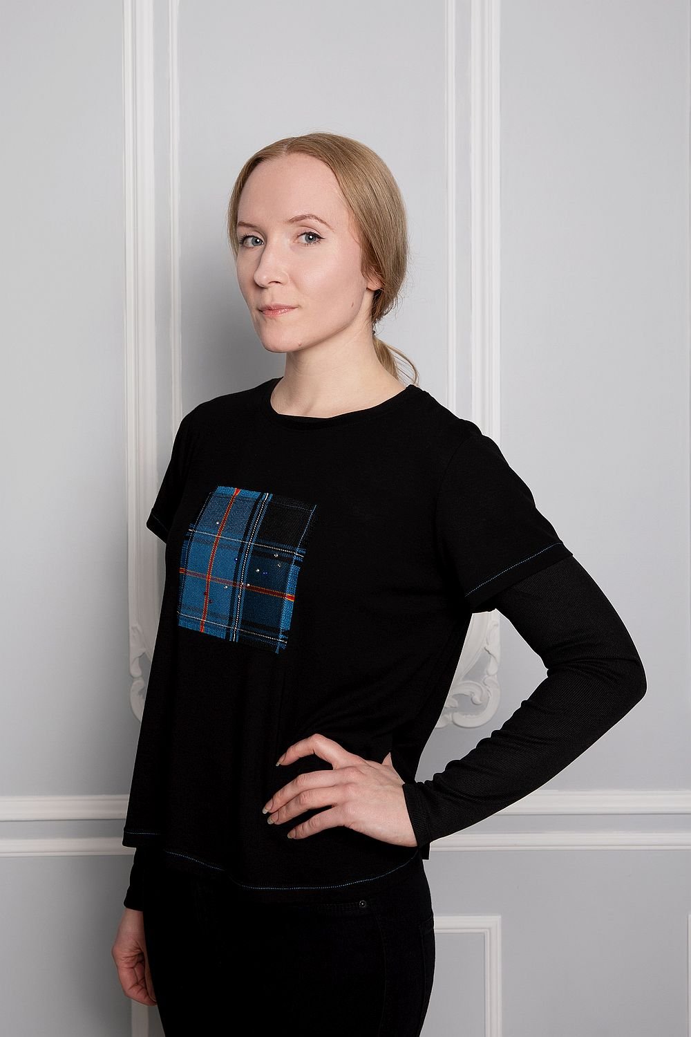 T-särk tartaniga