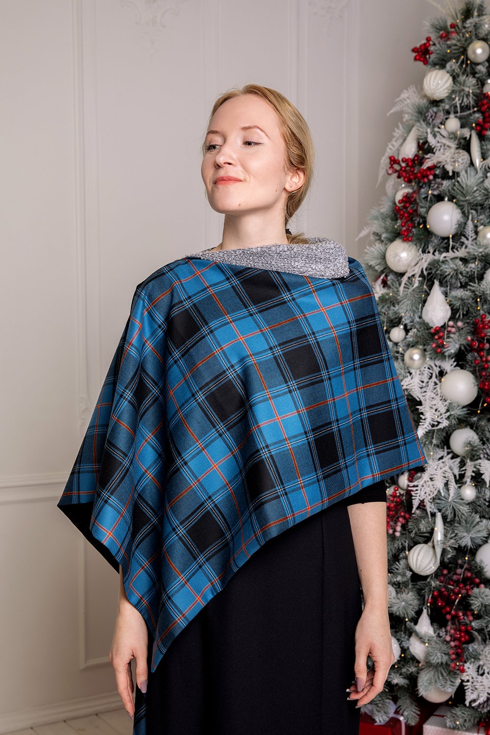Õlasall Eesti tartan